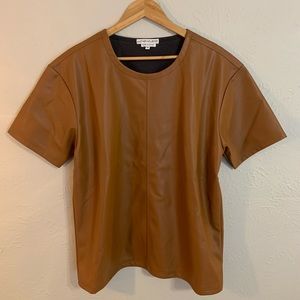 ASOS Another Influence Men’s Faux Leather Shirt